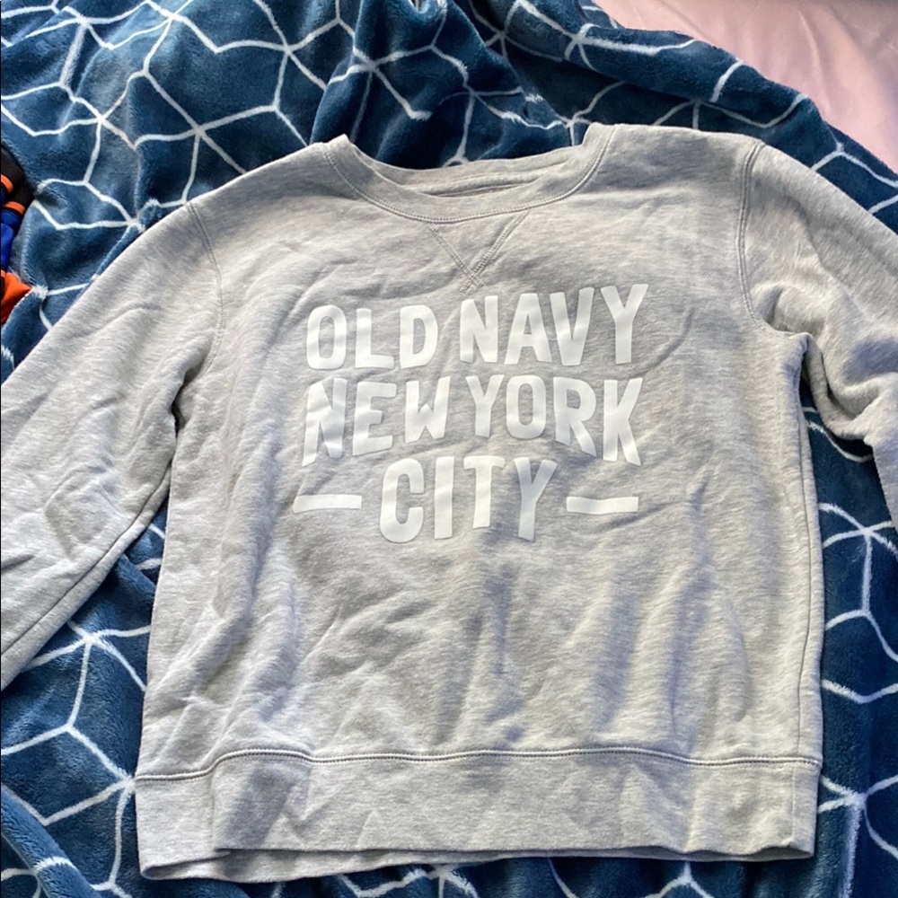 Old Navy Light Gray New York City Sweatshirt
